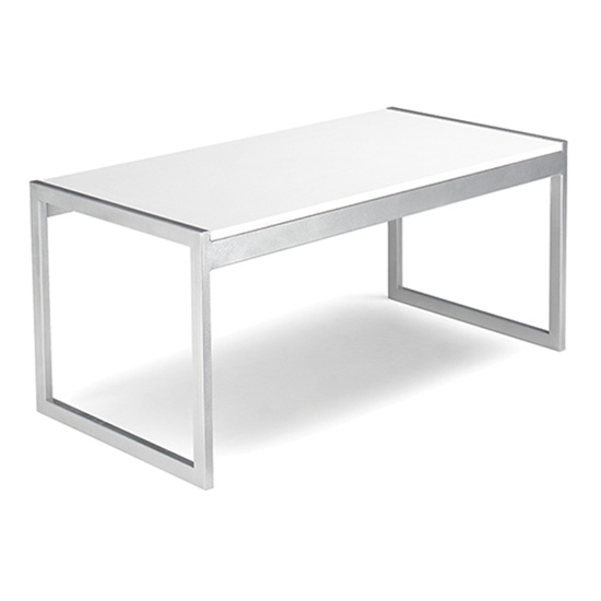 Aria Cocktail Table - White